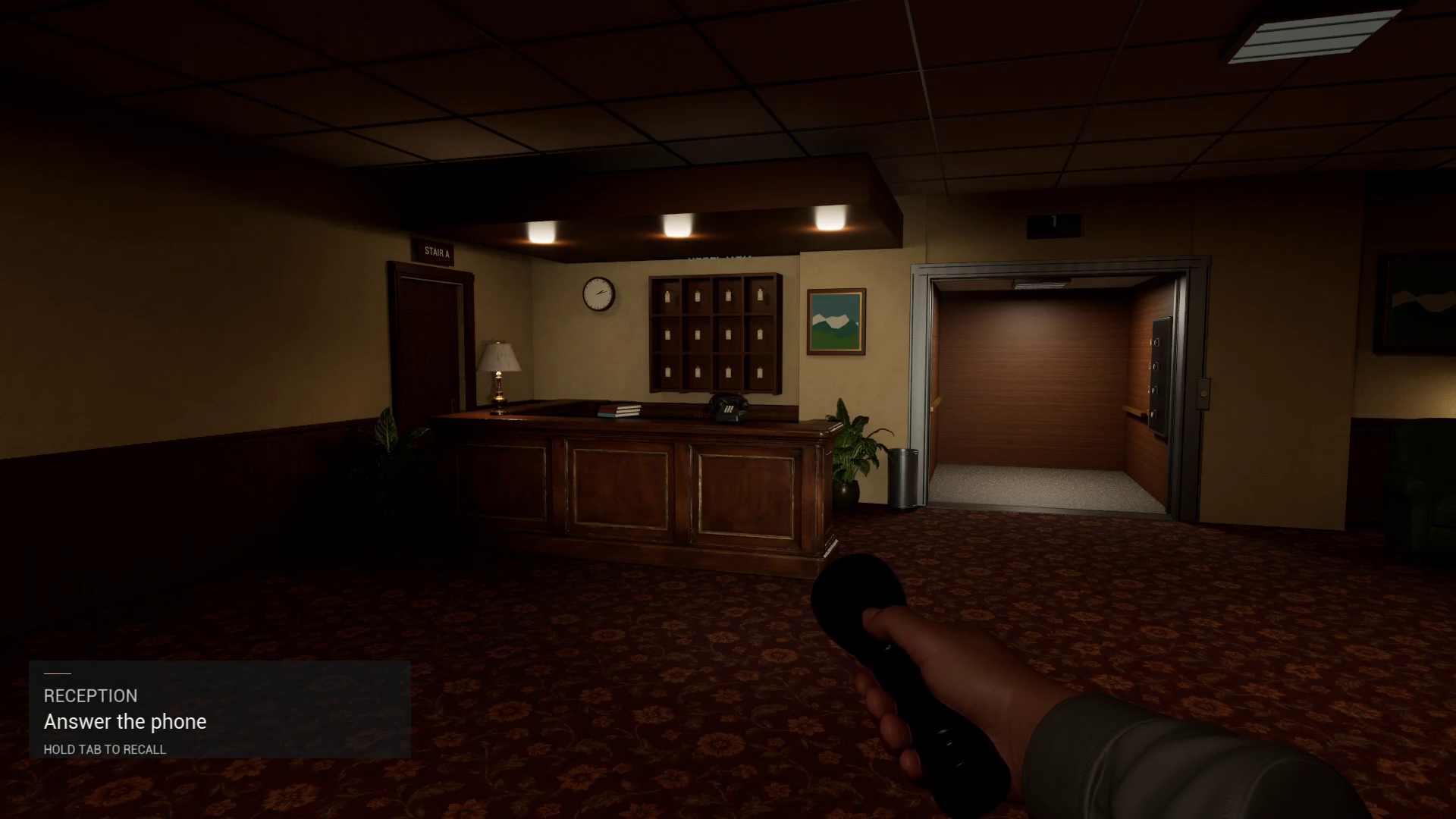 Roadside Motel Lobby